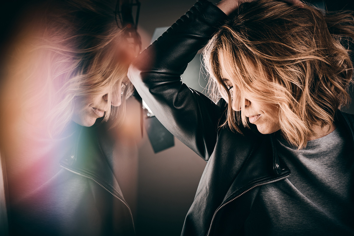 Regen Reflexion Fotoshooting